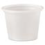 SOLO Cup Company Polystyrene Portion Cups, 1 oz, Translucent, 2500/Carton Thumbnail 1
