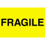 Tape Logic® Labels, Fragile", 2" x 3", Fluorescent Yellow, 500/RL Thumbnail 1