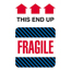 Tape Logic® Labels, This End Up - Fragile", 4" x 6", Multiple, 500/RL Thumbnail 1