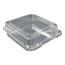 Durable Packaging Plastic Clear Hinged Containers, 8 5/8w x 3d, Clear, 200/Carton Thumbnail 1