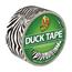 Duck Printed Duct Tape, 1.88" x 10 yds., 9 Mil, 3" Core, Zebra Thumbnail 1