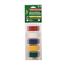 Duck® Electrical Tape, 3/4" x 12 ft, 1" Core, Assorted, 5/Pack Thumbnail 1