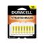 Duracell Size 10 Yellow Hearing Aid Batteries, 16/Pack Thumbnail 1