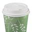 Dixie Dome Plastic Hot Cup Lids, Large, White, 500 Lids/Carton Thumbnail 5