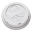 Dixie® Dome Plastic Hot Cup Lids, Medium, White, 1,000/Carton Thumbnail 5