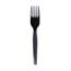 Dixie® Medium-Weight Disposable Plastic Forks, Black, 1,000/Carton Thumbnail 6