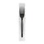 Dixie® Grab-N-Go Medium-Weight Disposable Plastic Forks, Individually Wrapped, Black, 6 Boxes/Carton Thumbnail 3