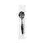 Dixie Heavy-Weight Disposable Plastic Soup Spoons, Individually Wrapped, Black, 1,000/Carton Thumbnail 2