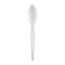 Dixie® Plastic Cutlery, Heavyweight Teaspoons, White, 1000/CT Thumbnail 2