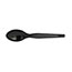 Dixie® Heavy-Weight Disposable Plastic Teaspoons, Black, 1,000/Carton Thumbnail 3