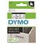 DYMO D1 Standard Tape Cartridge for Dymo Label Makers, 1/2in x 23ft, Black on Clear Thumbnail 1