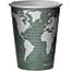 Eco-Products World Art Renewable/Compostable Hot Cups, 12 oz, Gray, 50/Pack Thumbnail 1