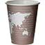 Eco-Products® World Art Renewable/Compostable Hot Cups, 8 oz, Plum, 50/Pack, 10 Pack/Carton Thumbnail 1
