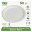 Eco-Products® Compostable Sugarcane Dinnerware, 10" Plate, Natural White, 50/Pack Thumbnail 1