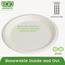 Eco-Products® Renewable & Compostable Sugarcane Plates, 9", 50/PK Thumbnail 4