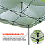 ergodyne® Shax® 6000 Heavy-Duty Commercial Pop-Up Tent, 10' X 10', Hi-Vis Lime Thumbnail 3