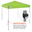 ergodyne® Shax® 6010 Lightweight Tent,  10' X 10', Hi-Vis Lime Thumbnail 4