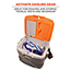 ergodyne® Chill-Its® 5170 Industrial Hard Sided Cooler, 17 Qt., Orange & Gray Thumbnail 7