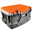 ergodyne® Chill-Its® 5171 Industrial Hard Sided Cooler, 48 Qt., Orange & Gray Thumbnail 1