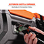 ergodyne® Chill-Its® 5171 Industrial Hard Sided Cooler, 48 Qt., Orange & Gray Thumbnail 4