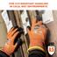 ergodyne® ProFlex 7551 Coated Cut-Resistant Winter Work Gloves, Waterproof, Small, Orange Thumbnail 2