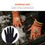 ergodyne® ProFlex 7551 Coated Cut-Resistant Winter Work Gloves, Waterproof, Small, Orange Thumbnail 6