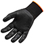 ergodyne® Proflex® 7001 Nitrile-Coated Gloves - ANSI Level 2, Abrasion Resistant, Dsx™ Dry Grip, Small, Black Thumbnail 3