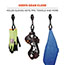 ergodyne® Squids Glove Grabbers, Acetal Polymer, Black Thumbnail 3