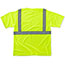 ergodyne® GloWear Class 2 Reflective Lime T-Shirt, Extra Large (XL) Size Thumbnail 2