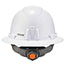 ergodyne® Skullerz® 8971 White Class E Hard Hat Full Brim with Ratchet Suspension Thumbnail 2