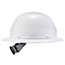 ergodyne® Skullerz® 8971 White Class E Hard Hat Full Brim with Ratchet Suspension Thumbnail 4
