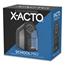 X-ACTO Model 1670 School Pro Classroom Electric Pencil Sharpener, AC-Powered, 4 x 7.5 x 7.5, Black/Gray/Smoke Thumbnail 1