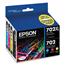 Epson® T702XLBCS (702XL) DURABrite Ultra High-Yield Ink, Black/Cyan/Magenta/Yellow Thumbnail 3