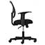 SuperSeats™ Swivel Mesh Task Chair with Arms, Black Thumbnail 5