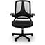 OFM Essentials by OFM ESS-3045 Mesh Upholstered Flip-Arm Task Chair, Black Thumbnail 5