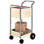 Fellowes Steel Mail Cart, 75-Folder Capacity, 20w x 25-1/2d x 39h, Dove Gray Thumbnail 2