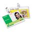 Fellowes Punched ID Card/Clip Glossy Laminating Pouches, 3.88 in W, 5 mil Thickness, 25/Pack Thumbnail 4