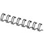 Fellowes® Wire Bindings, 1/4" Diameter, 35 Sheet Capacity, Black, 25/Pack Thumbnail 2