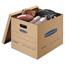 Bankers Box SmoothMove Classic Moving/Storage Boxes, 18l x 15w x 14h, Kraft, 8/Carton Thumbnail 3