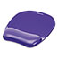 Fellowes® Gel Crystals Mouse Pad w/Wrist Rest, Rubber Back, 7 15/16 x 9-1/4, Purple Thumbnail 3