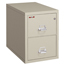 FireKing® 25" Deep Insulated Two-drawer File Cabinet, Legal Size, Parchment Thumbnail 1