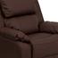 Flash Furniture Deluxe Padded Contemporary Brown LeatherSoft Kids Recliner With Storage Arms Thumbnail 12