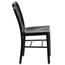 Flash Furniture Indoor-Outdoor Chair, Metal, Black Thumbnail 11