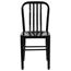 Flash Furniture Indoor-Outdoor Chair, Metal, Black Thumbnail 12