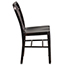 Flash Furniture Indoor-Outdoor Chair, Metal, Black/Antique Gold Thumbnail 6