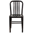 Flash Furniture Indoor-Outdoor Chair, Metal, Black/Antique Gold Thumbnail 4