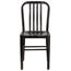 Flash Furniture Indoor-Outdoor Chair, Metal, Black/Antique Gold Thumbnail 14