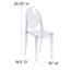 Flash Furniture Ghost Side Chair in Transparent Crystal Thumbnail 10