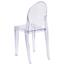 Flash Furniture Ghost Side Chair in Transparent Crystal Thumbnail 11