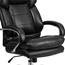 Flash Furniture Big & Tall Black LeatherSoft Swivel Executive Desk Chair With Wheels Thumbnail 12
